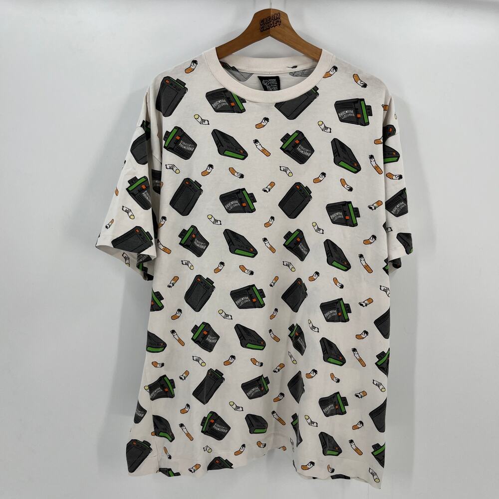 Vintage OG Billionaire Boys Club BBC Pharrell Beepers and Butts All Over Tee XL